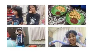 Bhabhi ke haat ke french fries 😋 | Bacho ne khaya maze se @Hyderabadisasuralvlogs 