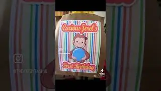 Curious George Custom Party Favor Bags! Follow Me On IG: @CraftyTashia