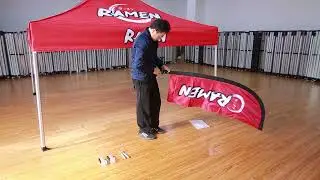 How to Mount a Feather Flag on a Tent  Simple Guide