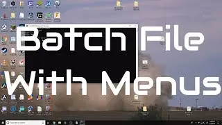 How To Make A Batch File With Menus