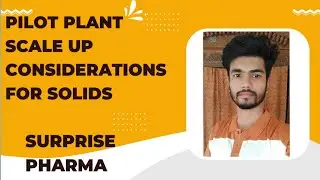 pilot plant scale up considerations for solids @surprisePharma