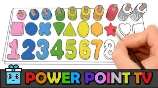 Best Learning Video Shapes, Numbers & Counting for Toddler | Power Point TV