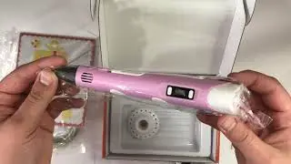 Видео обзор: 3D ручка Smart 3D Pen 2 c LCD дисплеем. Цвет: розовый