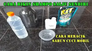 CARA MEMBUAT SABUN CUCI SALJU MOBIL & MOTOR SENDIRI | Snow Wash Manual