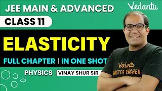 Elasticity Class 11 | One Shot | JEE 2026 & 2027 |JEE Main & Advanced | Vinay Shur Sir | Vedantu JEE