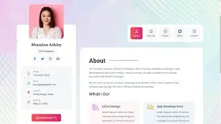 Simple Portfolio Website Design 🤯