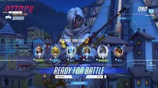 GALE ANA GAMEPLAY! [ OVERWATCH SEASON 22 TOP 500 ]