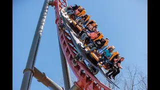 Georgia Gold Rusher | Six Flags Over Georgia | Spinning Cars | Intamin Amusement Rides