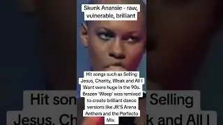 Skunk Anansie - raw, vulnerable, brilliant #skunkanansie #skin #90smusic #hedonism