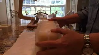 Unmolding Cold Process Soap From Tall Skinny Silicone Mold
