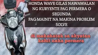 honda wave gilas 125 pumapalya pag mainit na ang makina di maka akyat kahit naka permera ka. solved!