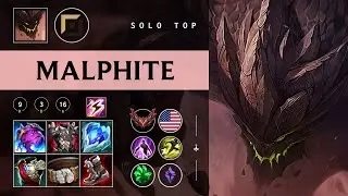 Malphite Top vs Ryze - NA Grandmaster Patch 26.02