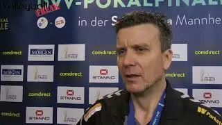 Interview mit Alexander Waibl (Trainer beim Dresdner SC) nach dem DVV-Pokalsieg 2018