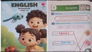 My garden 3rd standard English work book term 3 malar 2025-26