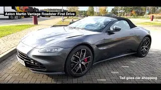 Aston Martin Vantage Roadster 2021 First Drive - Ted Goes Car Shopping