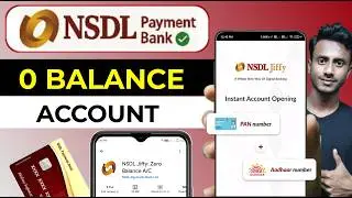 Nsdl jiffy account kaise banaye | Nsdl payment bank account opening online |nsdl jiffy payments bank