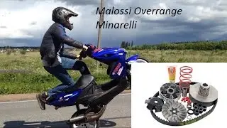 Установка Malossi Overrange на Yamaha Aerox