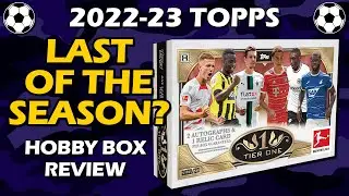 2022-23 Topps Tier One Bundesliga Hobby Box Soccer Review