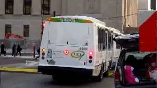 SEPTA 2001 Eldorado Transmark RE-29 #4506 and #4508 on the LUCY at 30th Street Station [HD]