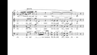 Summer is gone (S. Coleridge-Taylor) Score Animation