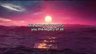 Lil Durk-Letter to Dayvon.jr | English lyrics