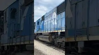 NS Gen set IAIS 513 Conrail SD50 and a NREX Switcher