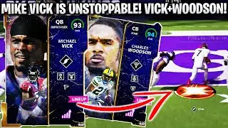 93 SPEED VICK IS UNSTOPPABLE! LEGENDS MIKE VICK AND CHARLES WOODSON GAMEPLAY! | MADDEN 22