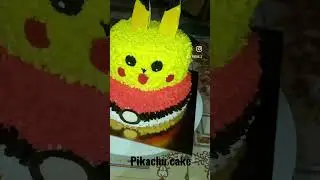Pikachu cake❤️#pikachucake #cartooncake #cakedecorating #pikachu #cartooncakes #cakerecipe