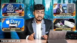 JioPhone 5G Leaks,100k ChatGPT accounts HACKED,New QUALCOMM chip, Apple&rsquo;s new Payment System 😳