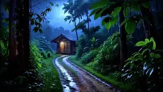 Patio Rain Sound Calm LIVE | 12H Deep Sleep ASMR & Nervous System Healing