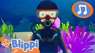 Fun Underwater Song | Blippi Songs｜Kids Songs｜Trucks for Kids