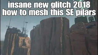 How to mesh ScorchedEarth pilars-NEW glitch 2018-Ark survival|