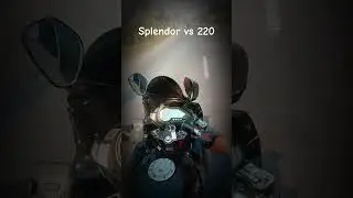 Splendor vs pulsar 220 😱 #dragrace #splendor #220 #racing #race #bike #viral #challenge #vlog #viral