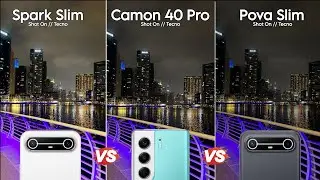 Tecno Spark Slim VS Tecno Camon 40 Pro VS  Tecno Pova Slim | Camera Test Comparison 