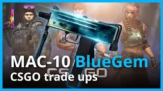 Hunting for the MAC-10 Blue Gem | CSGO Trade-ups