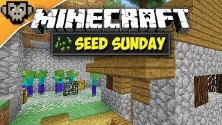 Minecraft 1.12.2 | Zombie Dungeon Taiga Village | Seed Sunday - Ep260