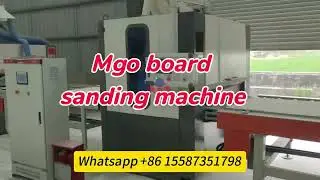 MGO Wall Panel Surface Sanding Machine Sulfate Non Chloride Mgo Board Making Machine