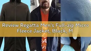 Review Regatta Men's Full-zip Micro Fleece Jacket, Black, M UK