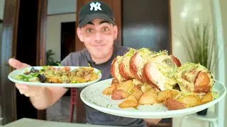 Mira La Clase De Pechuga Rellena Que Me Comí! Guayama, Puerto Rico