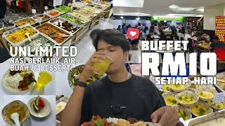 REVIEW FARIDAH KITCHENZ AMCORP MALL | BUFFET RM10 UNTUK MAKANAN BERLAUK, DESSERT, AIR & BUAH-BUAHAN
