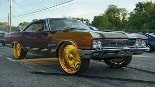 Stunt Sundays @ Riverside Park--Indianapolis, IN pt 3 BIG RIMS / AMAZING WHIPZ CANDY PAINT