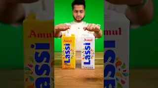 Amul Mango VS Normal Lassi #Shorts #Viral