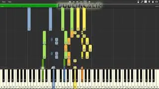 Splatoon 2 - Tidal Rush DJ Octavio feat. Callie vs Marie (2 Pianos) Theme Piano Tutorial Synthesia