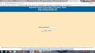 Rajasthan RBSE 10th Result 2018 at rajeduboard.rajasthan.gov.in: How to Check via SMS