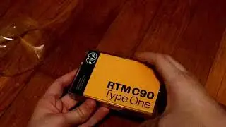 RTM C90 Type One Cassette Tape Unboxing