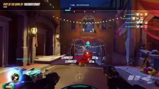 Overwatch Dva dropping the bomb
