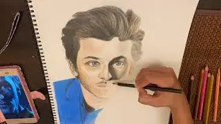 Artwork tribute for Gaspard Thomas Ulliel (1984-2022) (music: Air on G the String by J. Bach)