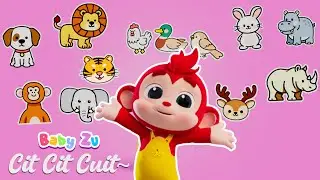 Cit Cit Cuit ♪ Lagu anak karya Sunarwan ♪ Burung Bernyanyi, Bebek Berenang, Sapi Senang ♪ BabyZu