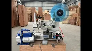 Flat Bottle Sticker Labeling Machine, Flat Sticker Labeling Machine