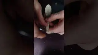 Putting details on a small spoon#carving #whittling #foryou #viral #reel